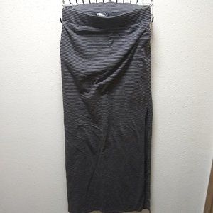 American Eagle Striped Maxi Skirt